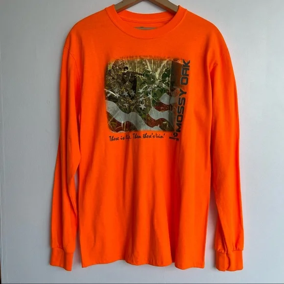Mossy Oak Shirts Nwot Mossy Oak Orange Camo Hunting Graphic